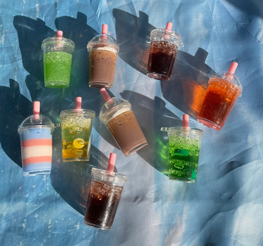 Faux Drink Keychains